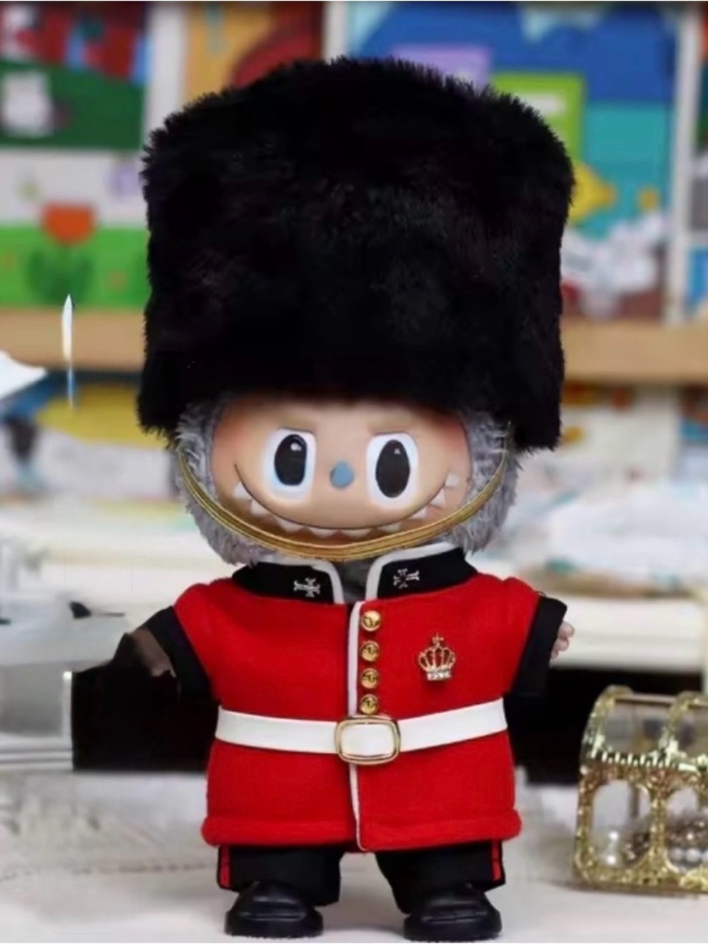Plush Royal Guard Labubu Outfit